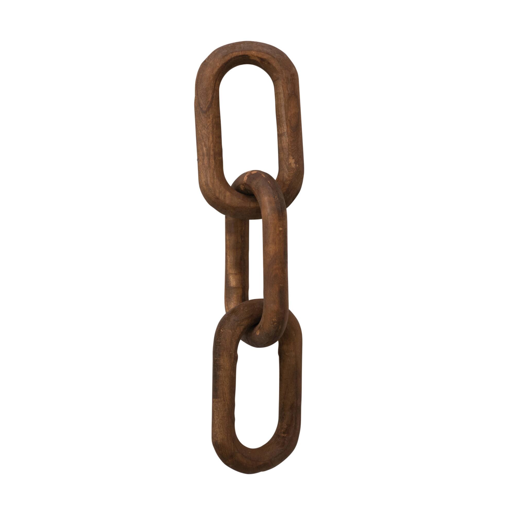 Hello Honey® 19" Reclaimed Wood Chain Accent